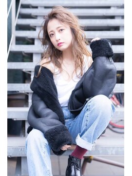 オースティン 門前仲町(AUSTIN) 前髪かき上げイメチェンイヤリングカラーラベンダーカラーくびれ