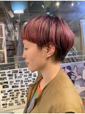 《ゲストスナップ》刈り上げショート/暖色系カラー