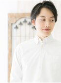 アッシュブラックでビジカジ◎アンニュイヘアD