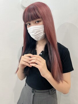 ローガン ミライフ(LOGAN mlife) ピンク×ブラック