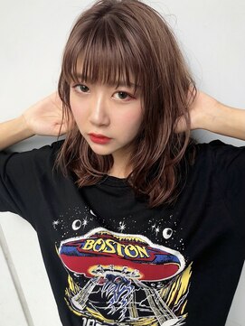 ミュート 原宿店(mute) 【mute原宿】鎖骨ミディアム×ことりベージュ