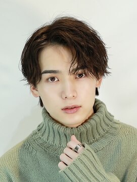 リップス 原宿(LIPPS) 無造作ショートセンターパート ''ツイストスパイラルパーマ''