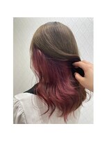 アース 豊橋店(HAIR&MAKE EARTH) ミルクティーベージュ×ピンクインナー