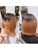 ヘアーラボ ハチ(HAIR LABO HACHI)&nbsp;ブリーチヘア/髪質改善ストレート/セミディ