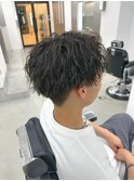 縦落ちツイストスパイラルパーマ