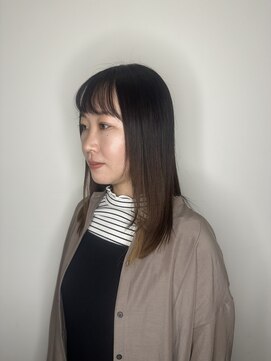 ゼンドットカラスマ(Zen.karasuma) 地毛風ストレート×ツヤ髪