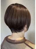 50代大人女性にオススメ♪秋冬スッキリショートボブ