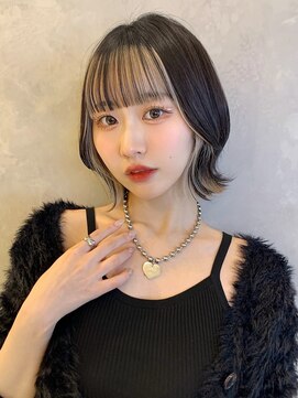 トルネード(TORNADO) 前髪インナーカラー 顔まわりインナーカラー ウルフカット 4S215