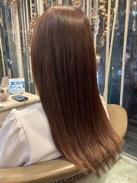 シェリ ヘアーアンドメイク(Cherie hair＆make) ケミカルダメージの広がりを酸性ストレートで綺麗な髪質に