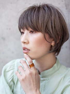 アッシュ 清瀬店(Ash) 20代30代40代『大人可愛い丸みショート』Ash清瀬店