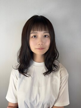 ヘアデザイン アンジェロカフェ(Hair Design Angelo cafe) 透明感アッシュ／ロングスタイル【20代30代40代】