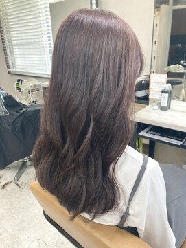 アジールヘア 東上野店(agir hair) ブリーチなし！ 柔らかラベンダーベージュ艶感カラー【上野】