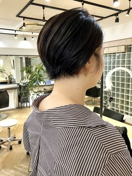 ファイブシーン アオヤマ(5SCENE AOYAMA) ショートパーマショートカット前髪あり前髪なし20代30代40代