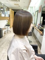 アップ(A+hair) 地毛風ストレート＿小頭＿ボブ＿縮毛矯正