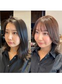 前髪カット・顔まわりカット専門店【アンジュレーブ銀座】