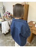 ダブルカラーでグレージュ