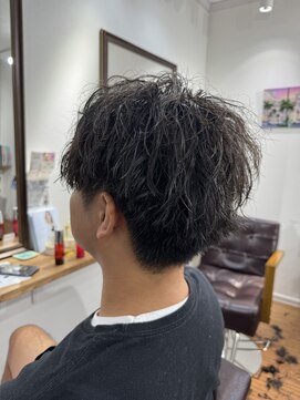 ラナバイモアナ 逗子 葉山(LANA by MOANA) メンズツイストスパイラルパーマスタイル