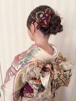 ブルーフェアリー(Blue Fairy)&nbsp;【BLUEFAIRY】成人式★ママ振★キラキラ金箔ヘアアレンジ