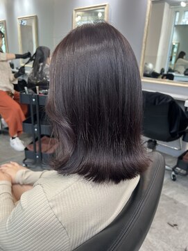 アソビセカンド 原宿(ASOBI 2nd) ダークラベンダー　20代/30代/ブリーチなし