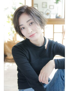 クシュ 本川越店(kusyu...) くびれヘア韓国風巻きアプリコットオレンジ夏ハイライトカラー