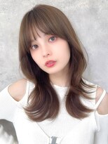 ラフィスヘアーグロー 中百舌鳥店(La fith hair glow) 【La fith】韓国くびれレイヤー×シースルーバング×ワンホン
