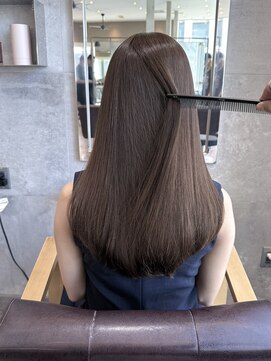 オーブ ヘアー アンリ 梅田店(AUBE HAIR unli) ブリーチなしの透明感カラーinsta→@katayama_hijiri