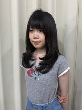 ハピネス 王寺店(Happiness) レイヤー　韓国レイヤー　ワンカール　前髪　顔まわり