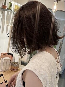 ニコヘアデザイン(NICO hair design) ☆NICO☆ スイングボブ　ブルーアッシュ