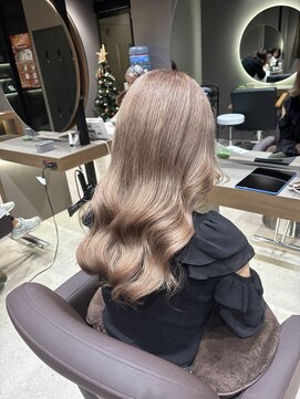 冬限定◎ハイトーンミルクティーベージュ×ケアブリーチ