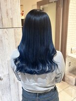 アンナ 広瀬通店(Anna)&nbsp;ブルー/ダークブルー/暗髪/ブリーチ/グラデーションカラー/仙台