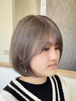 ランガリ ヘアアンドスパ(Rangali Hair&Spa)&nbsp;【別府 Rangali】グレージュ/グレー/ボブ