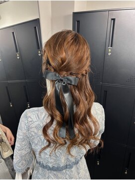 アフィナー 新宿(Afinar) ブリーチハイライト髪質改善ダブルカラーレイヤーカット/新宿駅