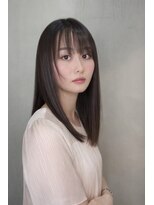 エコル(ekolu)&nbsp;【地毛風】潤いシルクのナチュラルストレート