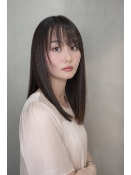 エコル(ekolu) 【地毛風】潤いシルクのナチュラルストレート