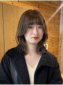 透明感カラー/レイヤー/フェイスレイヤー/外はね