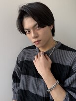 トリッカ シブヤ(TRICCA SHIBUYA)&nbsp;メンズカットパーマニュアンス毛流れセンターパートマッシュ渋谷