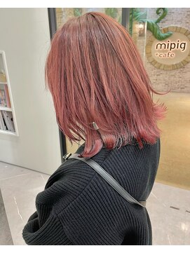 カシータフロル 岐阜店(Casita flor) 【Casita flor岐阜北方】ブリーチ1回 ピンク系カラー