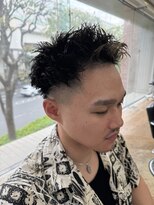 バイブアンドアネックス(VIBE & ANNEX)&nbsp;ピンパーマ　メンズカット