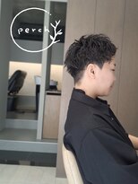 パーチ(perch) メンズツーブロックショートスタイル