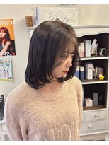 セットアップ 岡山北長瀬店(SET-UP) グレージュ×レイヤーカット