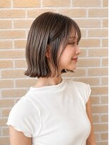 ステアー(stair)&nbsp;切りっぱなしボブ/明るい白髪染め/髪質改善【大宮】