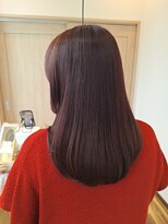 インディビジュアル(individual)&nbsp;セミロングモーヴピンクブラウンヘア