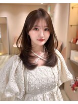 サンド ミュウ 横浜店(sand mieu)&nbsp;ミディアムレイヤー/レイヤーカット/ワンカールレイヤー/横浜
