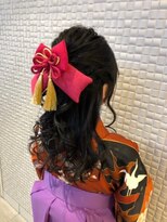 【新宿 Olivesby neolive】卒業式ハーフアップ