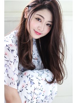 イロドリ ヘアーデザイン(IRODORI hair design) IRODORI　大人ナチュラルセミロング　［西尾一寛］