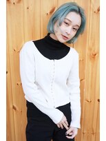 ブゾン(buZon)&nbsp;＊【buZonブゾン】韓国タンバルモリボブ×グリーンヘア