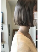 ヘアーデザイン シュシュ(hair design Chou Chou by Yone)&nbsp;☆chouchou☆ミニボブ×ミルクティーベージュ