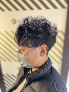 バーバーバー 都賀(BARBER-BAR) ショートカーリー　グラボブ