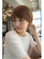 オースティン 流山おおたかの森(AUSTIN)&nbsp;大人かわいい前髪セシルカットココアブラウンフリンジウェーブ