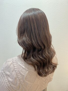 アドラーブル 女池店(adorable) 大人かわいい☆フェアリーな透明感&ツヤ感ブラウンベージュ